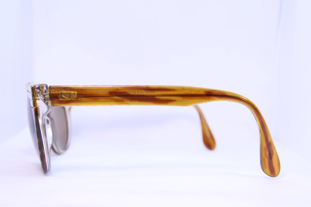 Monture de lunettes d'occasion Karl Lagerfeld Marron/Doré