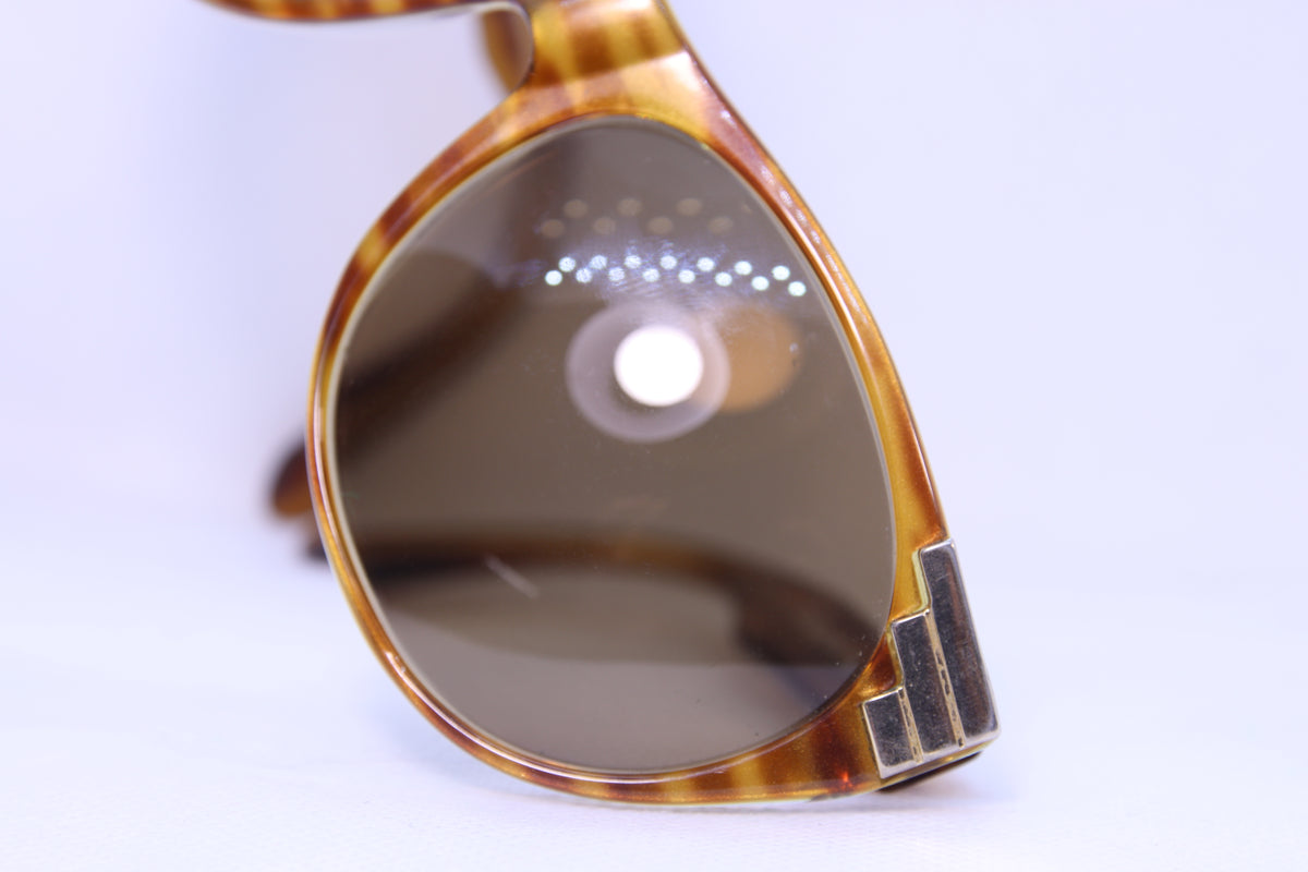 Monture de lunettes d'occasion Karl Lagerfeld Marron/Doré