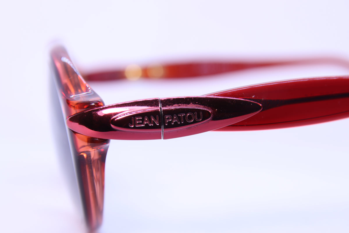 Monture de lunettes d'occasion Jean Patou Rouge Bordeaux