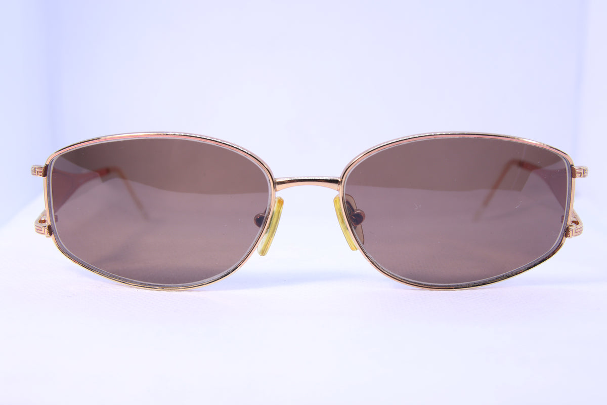 Monture de lunettes d'occasion Versace 1034-B – Doré cuivré
