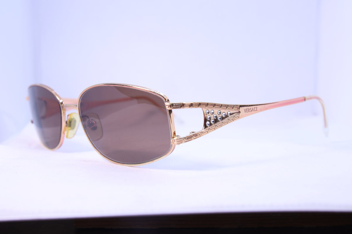 Monture de lunettes d'occasion Versace 1034-B – Doré cuivré