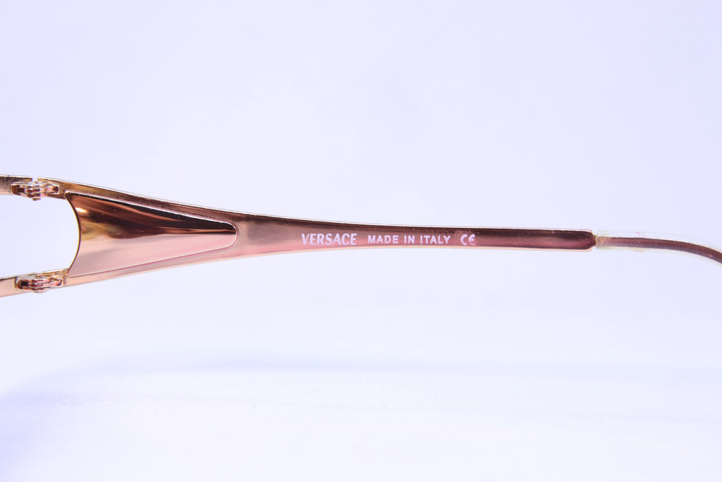 Monture de lunettes d'occasion Versace 1034-B – Doré cuivré