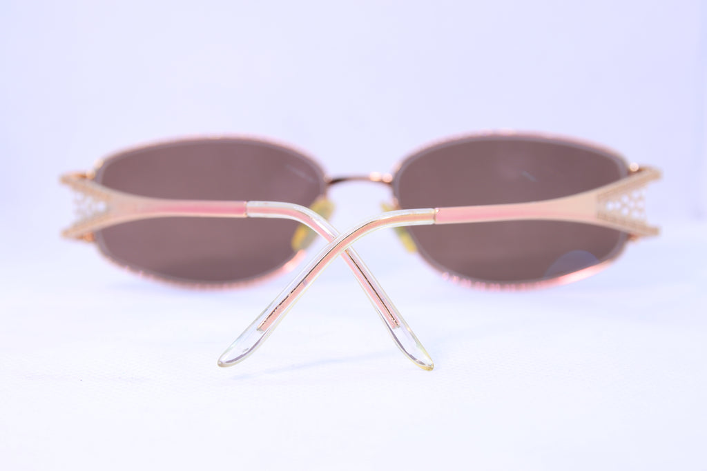 Monture de lunettes d'occasion Versace 1034-B – Doré cuivré