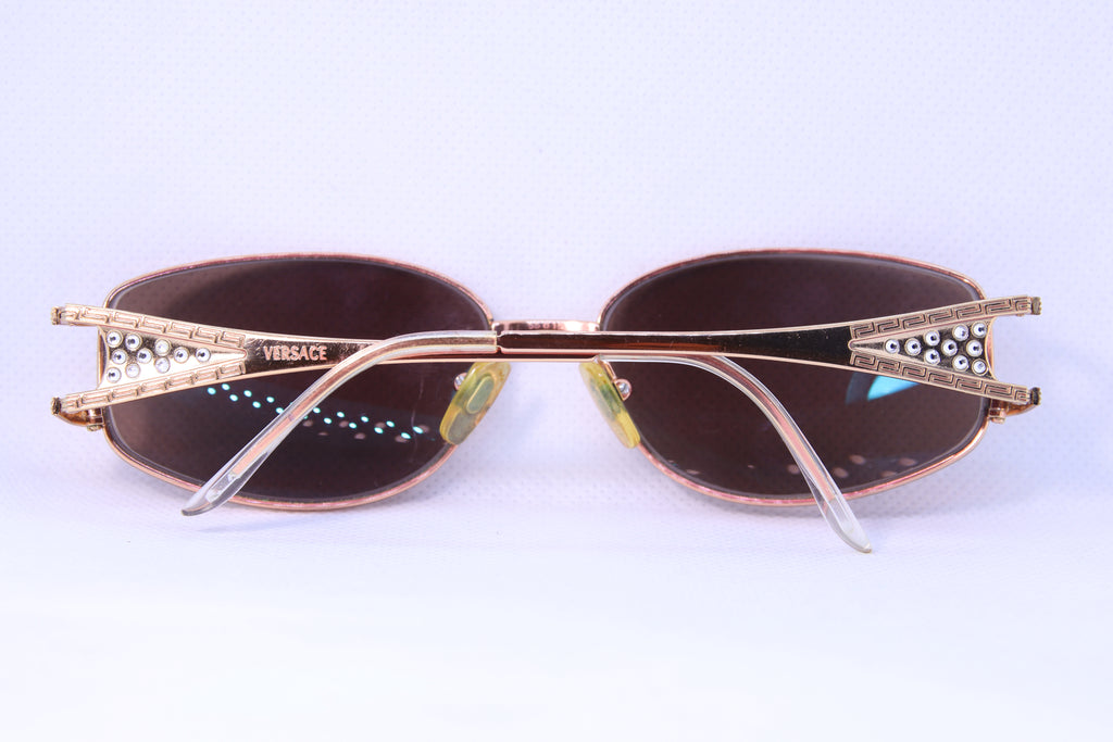 Monture de lunettes d'occasion Versace 1034-B – Doré cuivré