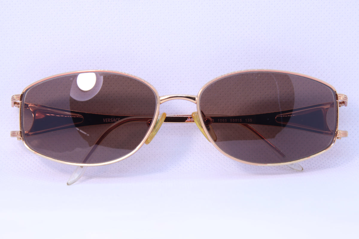 Monture de lunettes d'occasion Versace 1034-B – Doré cuivré